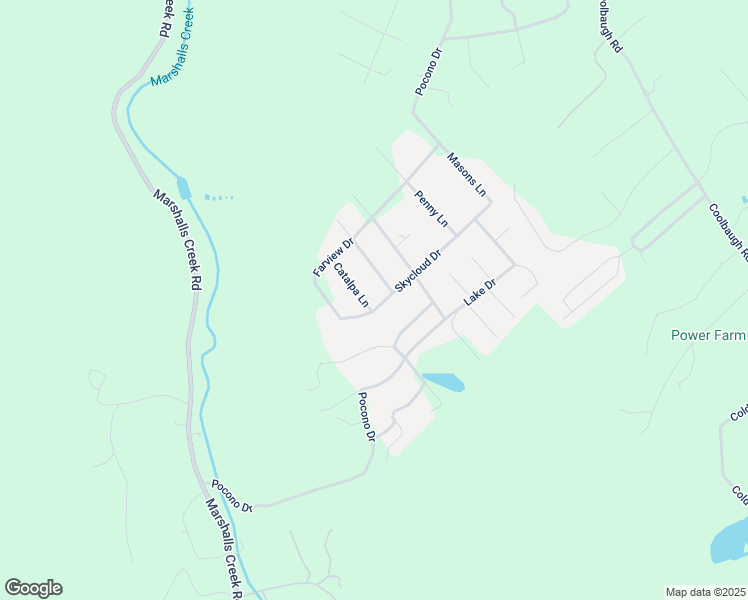 map of restaurants, bars, coffee shops, grocery stores, and more near 3466 Farview Drive in East Stroudsburg