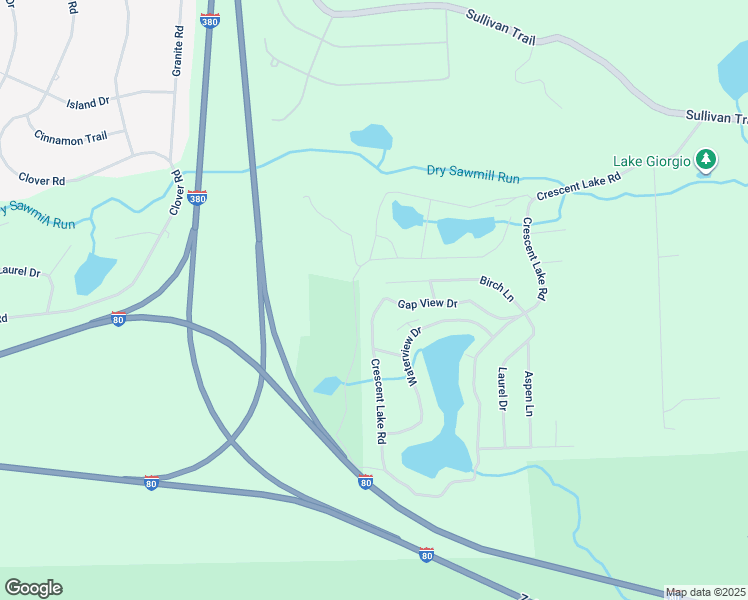 map of restaurants, bars, coffee shops, grocery stores, and more near 1168 Gap View Drive in Monroe County