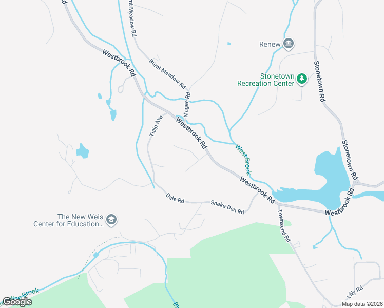 map of restaurants, bars, coffee shops, grocery stores, and more near 455 West Brook Road in Ringwood