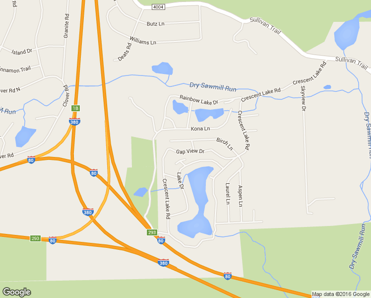map of restaurants, bars, coffee shops, grocery stores, and more near 1152 Gap View Drive in Monroe County