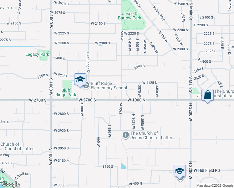 map of restaurants, bars, coffee shops, grocery stores, and more near 543 2575 South in Syracuse