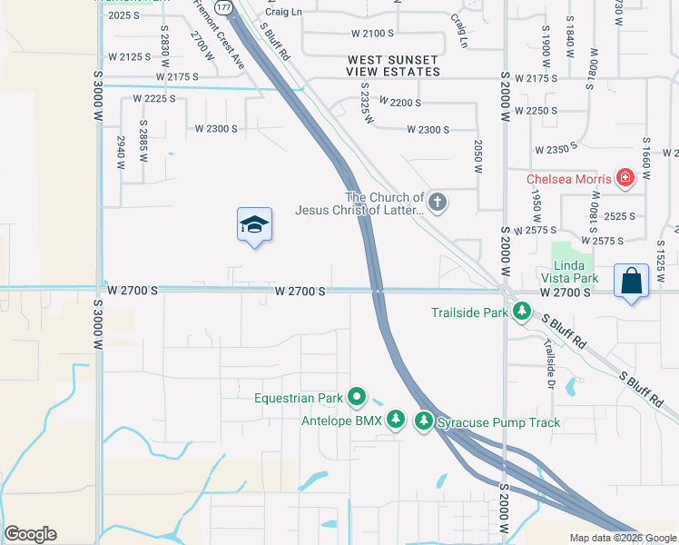 map of restaurants, bars, coffee shops, grocery stores, and more near 2430 West in Syracuse