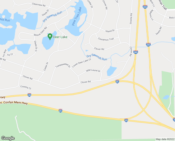map of restaurants, bars, coffee shops, grocery stores, and more near Mt Laurel Dr in Long Pond