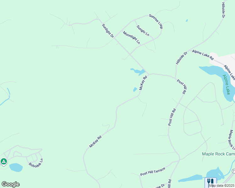 map of restaurants, bars, coffee shops, grocery stores, and more near 309 McKay Road in Henryville
