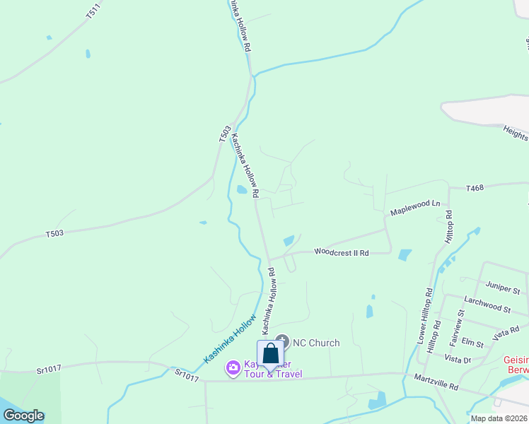 map of restaurants, bars, coffee shops, grocery stores, and more near 100 Kachinka Hollow Rd in Berwick