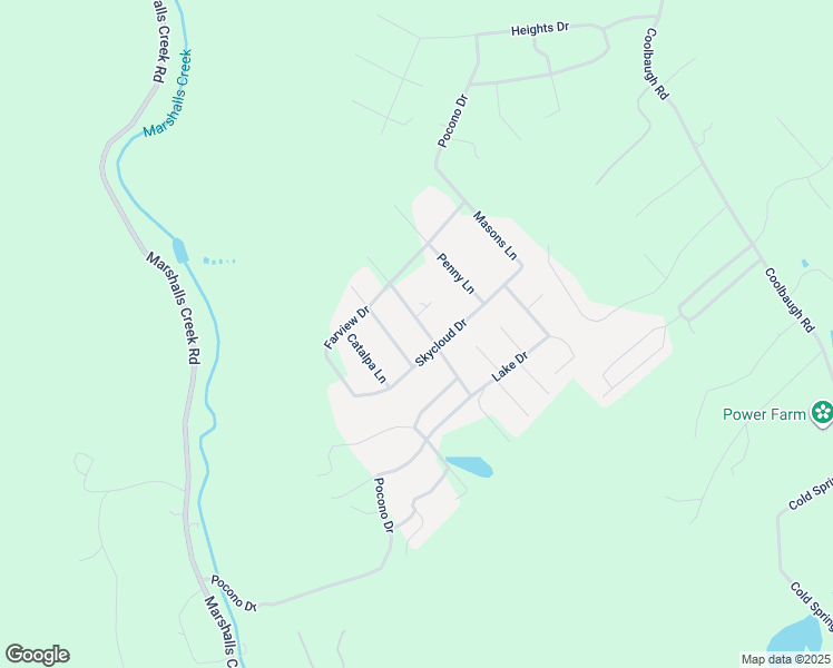 map of restaurants, bars, coffee shops, grocery stores, and more near 3330 Pocono Drive in East Stroudsburg