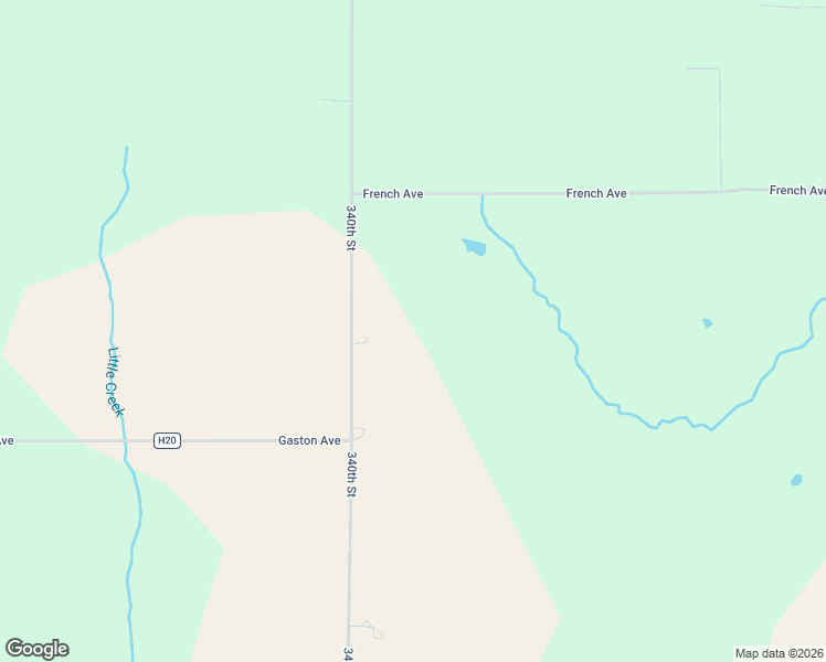 map of restaurants, bars, coffee shops, grocery stores, and more near 55969 340th Street in Hastings
