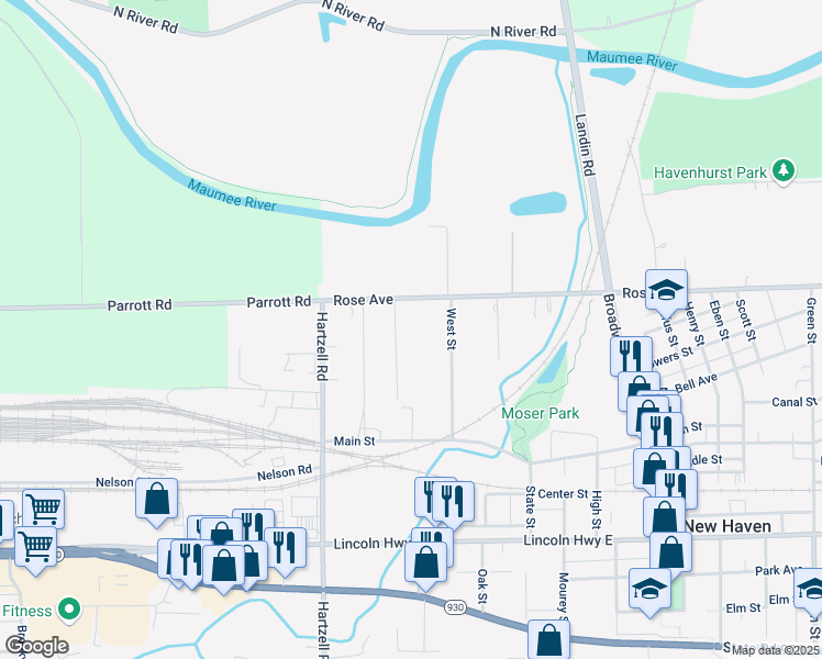 map of restaurants, bars, coffee shops, grocery stores, and more near 142 Sturm St in New Haven