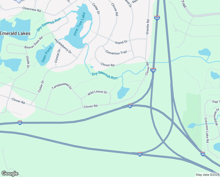 map of restaurants, bars, coffee shops, grocery stores, and more near 2113 Mohegan Court in Long Pond