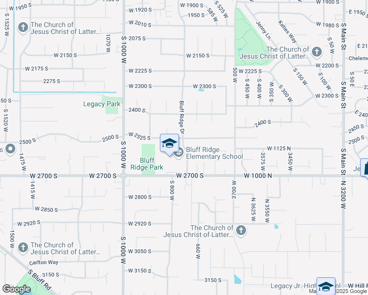 map of restaurants, bars, coffee shops, grocery stores, and more near 2680 South 775 West in Syracuse