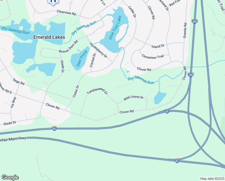 map of restaurants, bars, coffee shops, grocery stores, and more near 123 Lower Deer Lake Court in Long Pond
