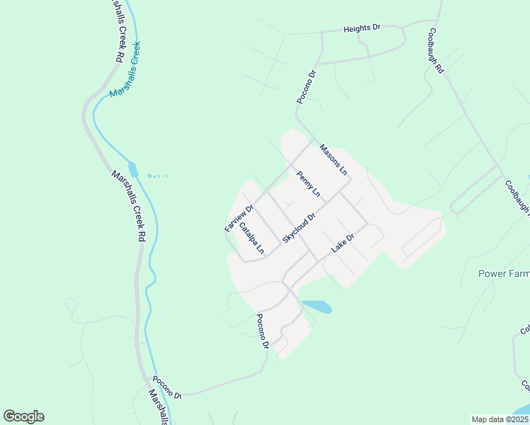 map of restaurants, bars, coffee shops, grocery stores, and more near 3122 Tanager Lane in East Stroudsburg