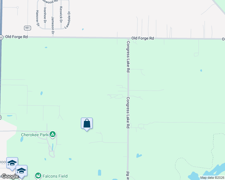map of restaurants, bars, coffee shops, grocery stores, and more near 3211 Congress Lake Road in Mogadore