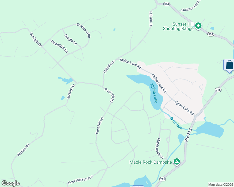 map of restaurants, bars, coffee shops, grocery stores, and more near 441 Post Hill Road in Henryville