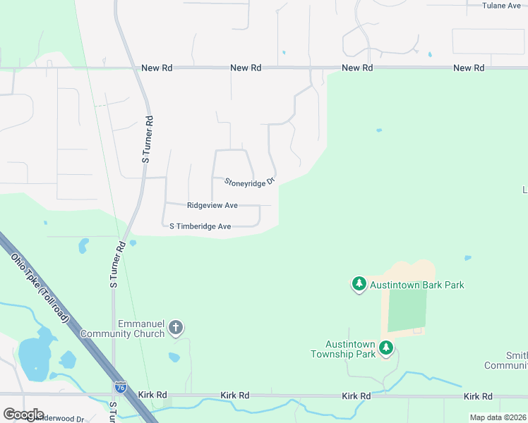 map of restaurants, bars, coffee shops, grocery stores, and more near 6383 Ridgeview Avenue in Youngstown