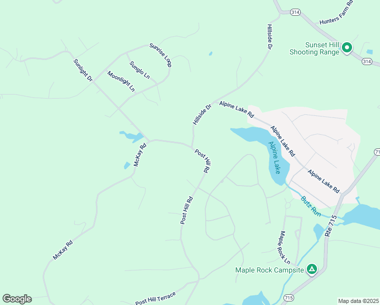 map of restaurants, bars, coffee shops, grocery stores, and more near 412 McKay Road in Henryville