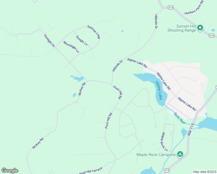 map of restaurants, bars, coffee shops, grocery stores, and more near 412 McKay Road in Henryville