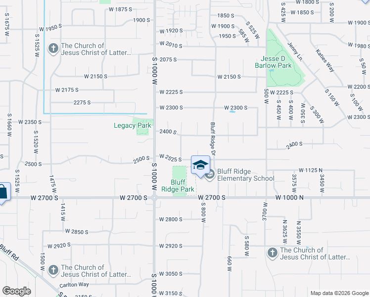 map of restaurants, bars, coffee shops, grocery stores, and more near 2481 South 900 West in Syracuse