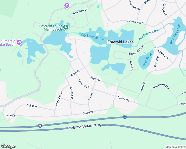 map of restaurants, bars, coffee shops, grocery stores, and more near 189 Sage Road in Long Pond