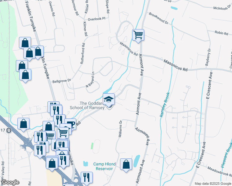 3217 Hilltop Road, Mahwah NJ Walk Score