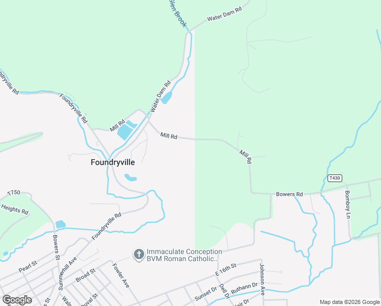 map of restaurants, bars, coffee shops, grocery stores, and more near 146 Mill Road in Berwick