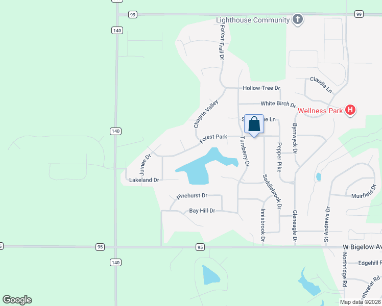 map of restaurants, bars, coffee shops, grocery stores, and more near 1725 Forest Park in Findlay
