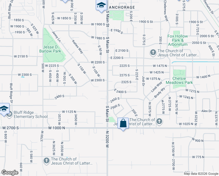 map of restaurants, bars, coffee shops, grocery stores, and more near 2391 South Main Street in Clearfield