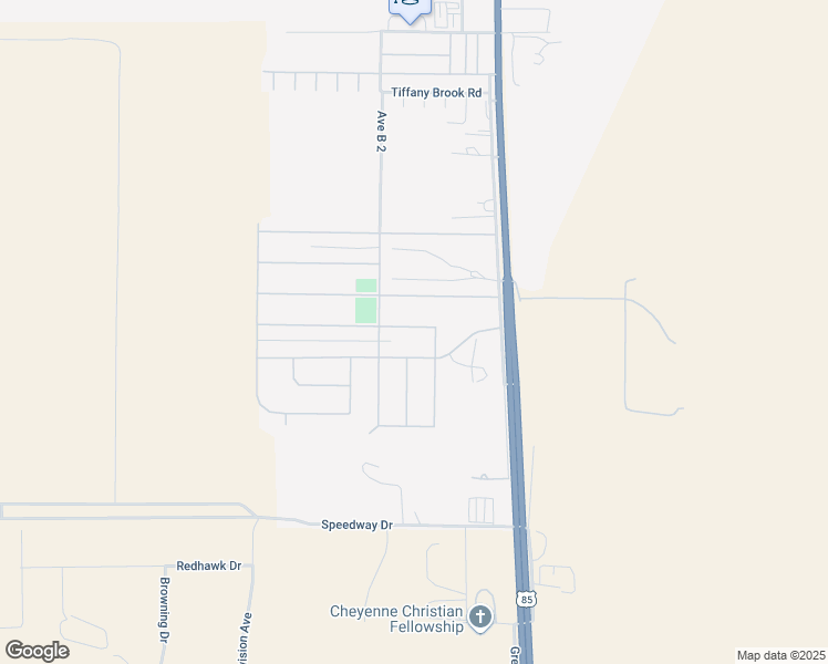 map of restaurants, bars, coffee shops, grocery stores, and more near 223 Pleasant Valley Trail in Cheyenne