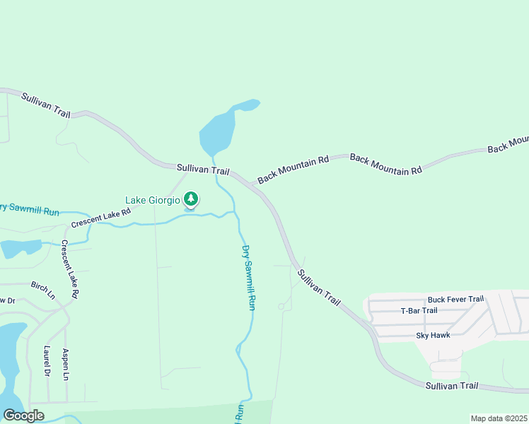 map of restaurants, bars, coffee shops, grocery stores, and more near 1074 Sullivan Trail in Monroe County
