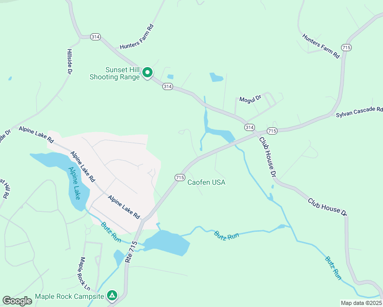 map of restaurants, bars, coffee shops, grocery stores, and more near 3363 Route 715 in Henryville