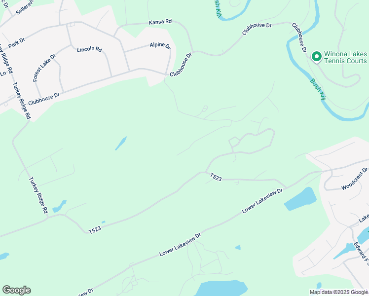 map of restaurants, bars, coffee shops, grocery stores, and more near 2156 Autumn Court in East Stroudsburg