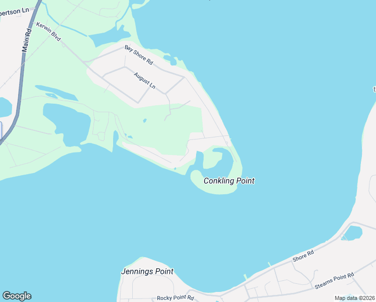 map of restaurants, bars, coffee shops, grocery stores, and more near 1235 Island View Lane in Greenport
