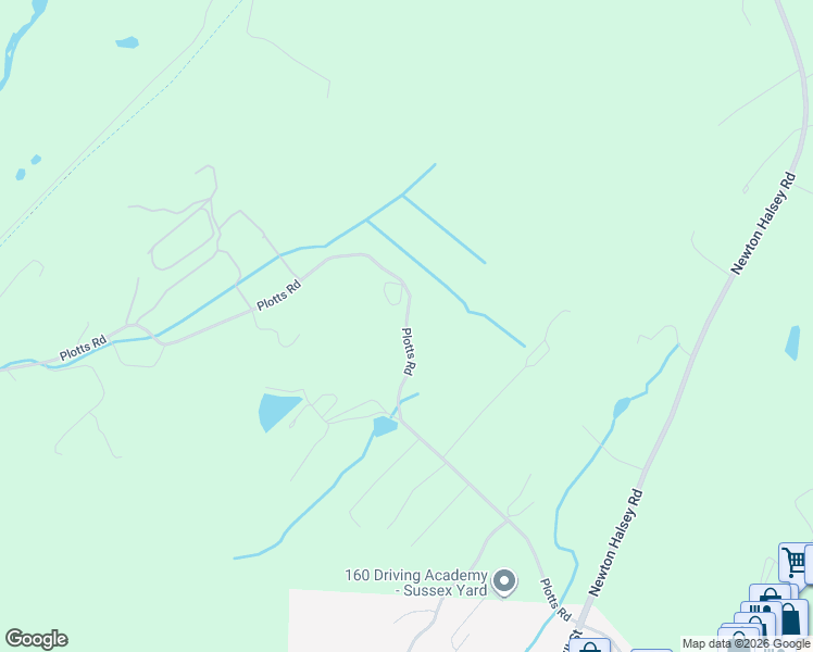 map of restaurants, bars, coffee shops, grocery stores, and more near 62 Plotts Road in Newton