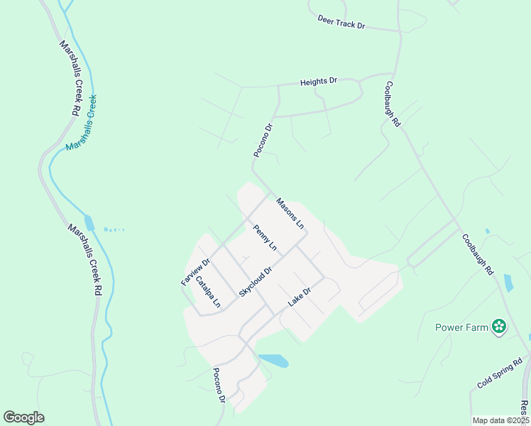 map of restaurants, bars, coffee shops, grocery stores, and more near 137 Pocono Heights in East Stroudsburg