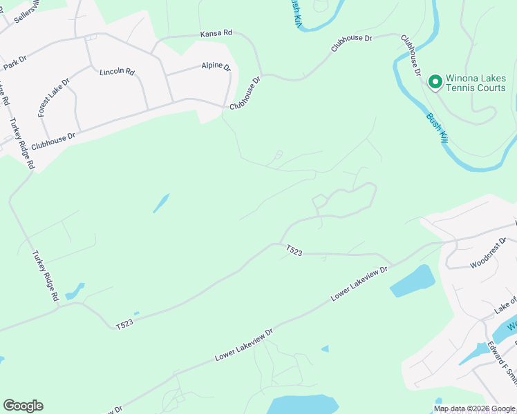 map of restaurants, bars, coffee shops, grocery stores, and more near 15-23 Alpine Ct in East Stroudsburg