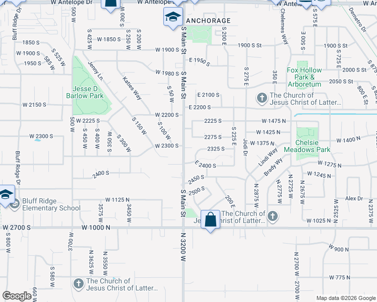 map of restaurants, bars, coffee shops, grocery stores, and more near 2391 South Main Street in Clearfield