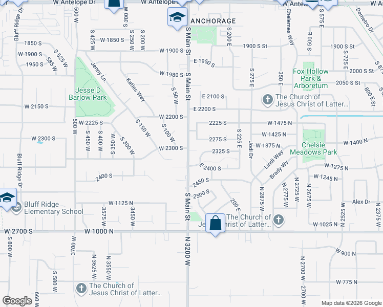 map of restaurants, bars, coffee shops, grocery stores, and more near 2345 South Main Street in Clearfield