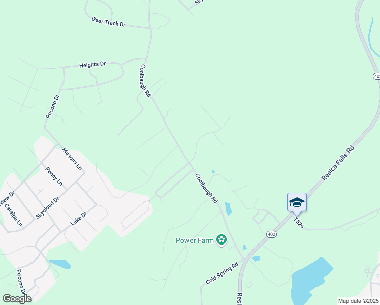 map of restaurants, bars, coffee shops, grocery stores, and more near 4 Stoney Brook Drive in East Stroudsburg