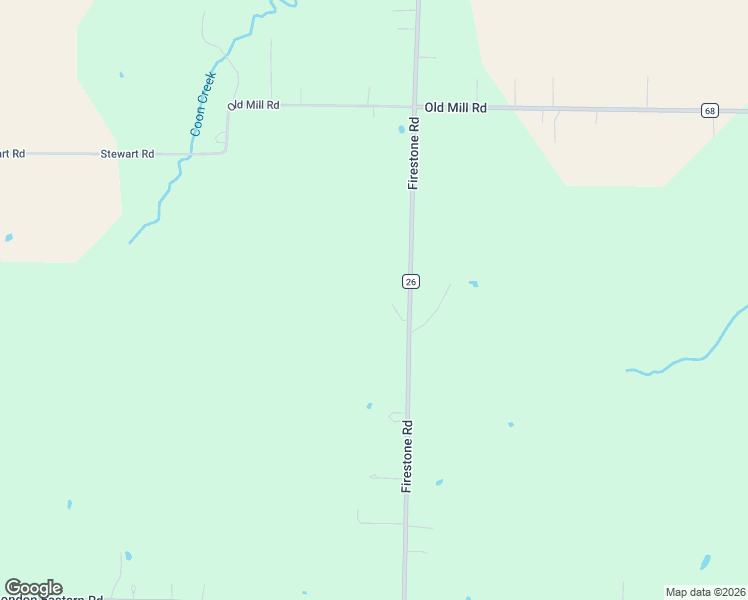 map of restaurants, bars, coffee shops, grocery stores, and more near 7150 Firestone Road in Spencer