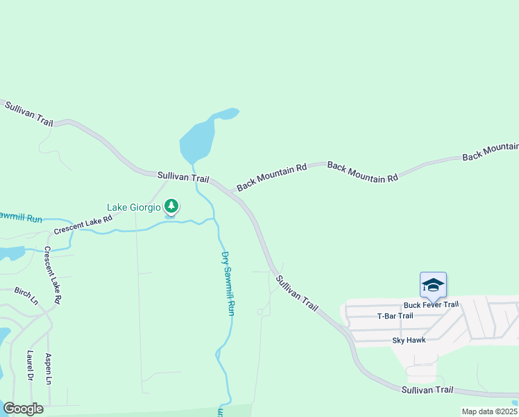 map of restaurants, bars, coffee shops, grocery stores, and more near 1079 Sullivan Trail in Monroe County