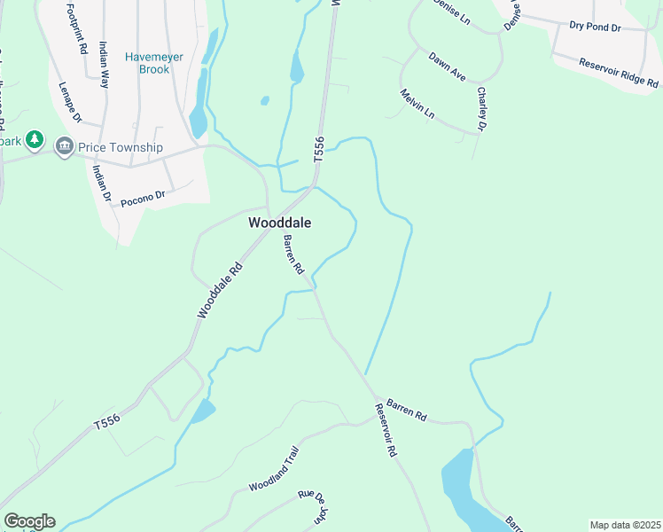map of restaurants, bars, coffee shops, grocery stores, and more near 112 Barren Road in East Stroudsburg