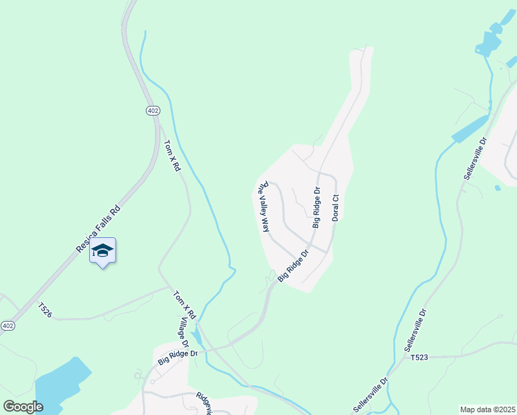 map of restaurants, bars, coffee shops, grocery stores, and more near 3145 Pine Valley Way in East Stroudsburg