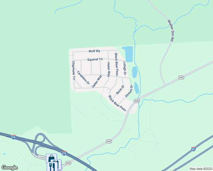 map of restaurants, bars, coffee shops, grocery stores, and more near 6 Helen Way in White Haven