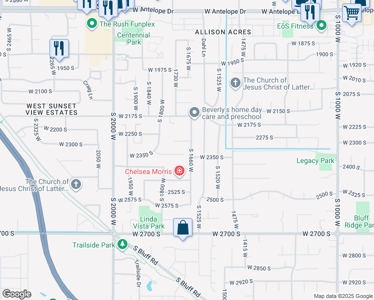 map of restaurants, bars, coffee shops, grocery stores, and more near 1701 Dutch Manor Court in Syracuse