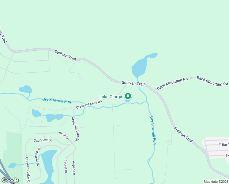 map of restaurants, bars, coffee shops, grocery stores, and more near 270 Crescent Lake Road in Scotrun