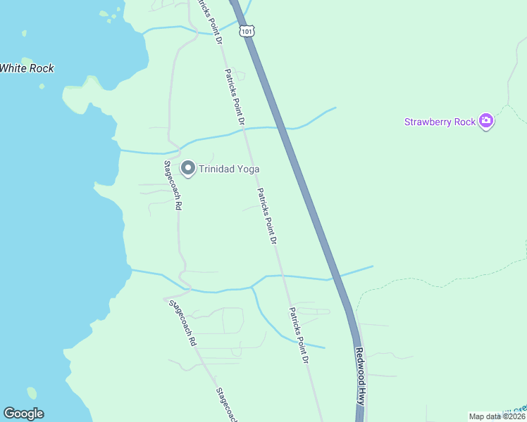 map of restaurants, bars, coffee shops, grocery stores, and more near 1120 Patricks Point Drive in Trinidad