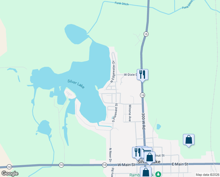 map of restaurants, bars, coffee shops, grocery stores, and more near 3241-3259 West Wilson Avenue in Silver Lake