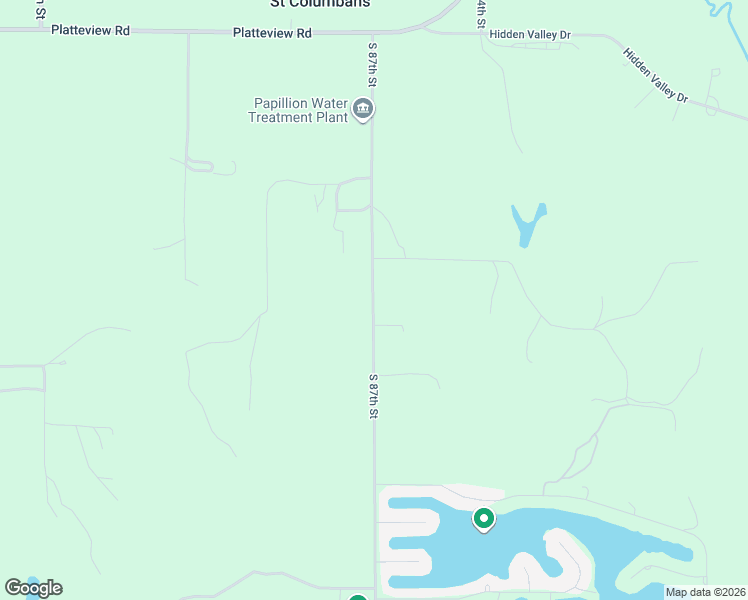 map of restaurants, bars, coffee shops, grocery stores, and more near 15490-15638 South 87th Street in Papillion