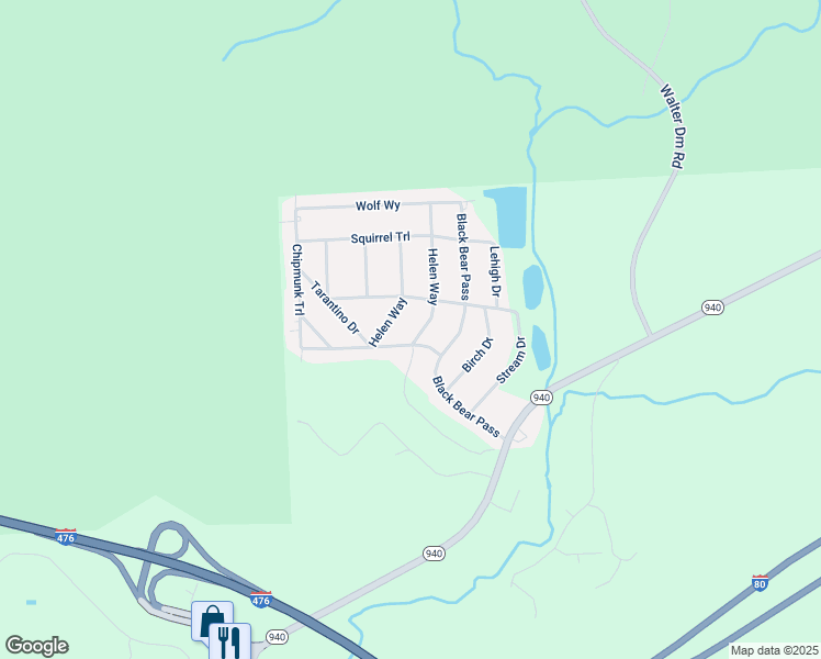 map of restaurants, bars, coffee shops, grocery stores, and more near 7 Helen Way in White Haven