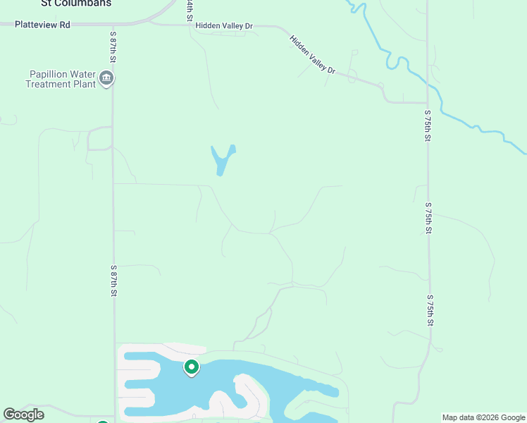 map of restaurants, bars, coffee shops, grocery stores, and more near 15909 South 87th Street in Papillion